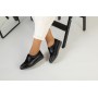 Женские черные туфли на шнурках 41